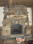 Log Home Custom Rock Fireplace in Big Sky, MT
