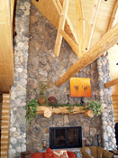 Unique Handcrafted Fireplace, MT